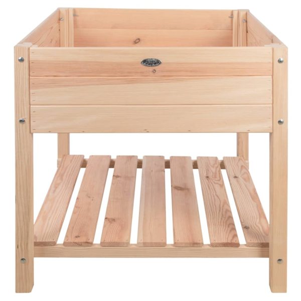 Esschert Design Canteiro elevado madeira clara XL
