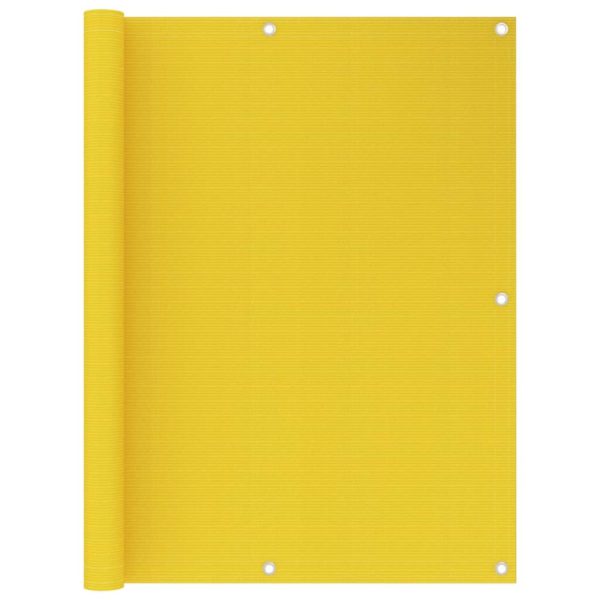 Tela de varanda 120x300 cm PEAD amarelo