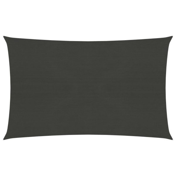 Para-sol estilo vela 160 g/m² 3x4,5 m PEAD antracite