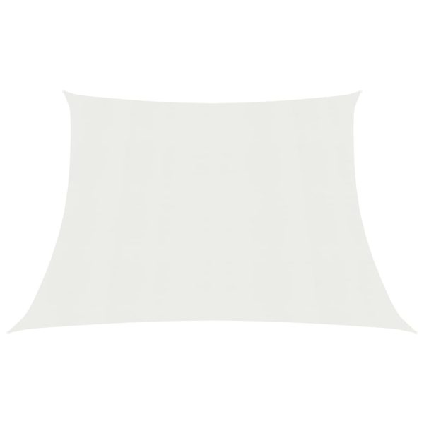 Para-sol estilo vela 160 g/m² 3/4x2 m PEAD branco