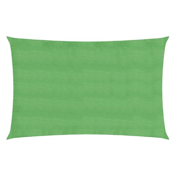 Para-sol estilo vela 160 g/m² 2x5 m PEAD verde-claro