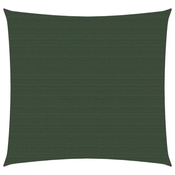 Para-sol estilo vela 160 g/m² 4,5x4,5 m PEAD verde-escuro