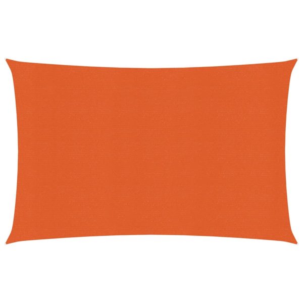 Para-sol estilo vela 160 g/m² 2,5x4 m PEAD laranja