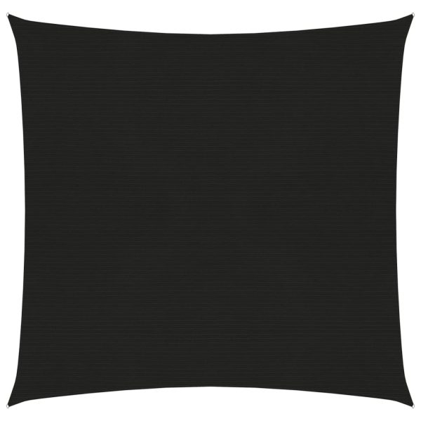 Para-sol estilo vela 160 g/m² 3,6x3,6 m PEAD preto