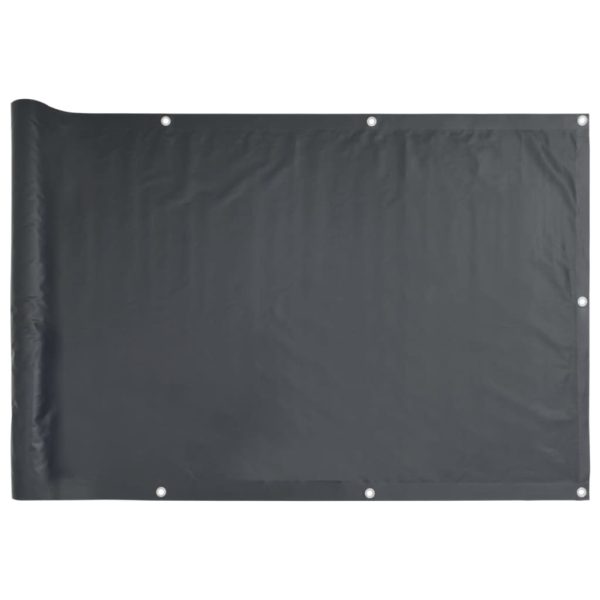 Tela de varanda 120x500 cm tecido Oxford antracite