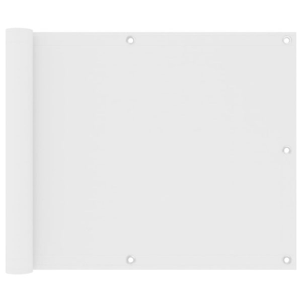 Tela de varanda 75x500 cm tecido Oxford branco