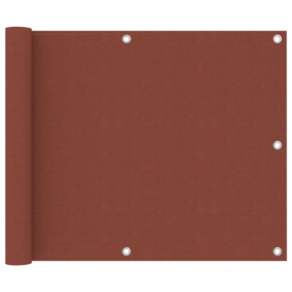 Tela de varanda 75x500 cm tecido Oxford terracota