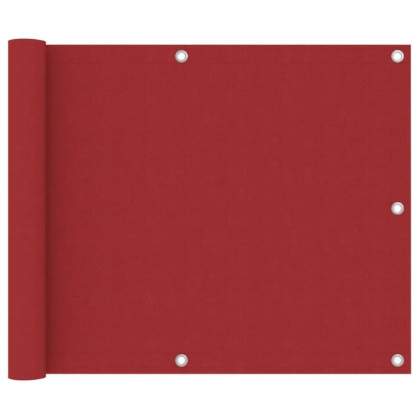 Tela de varanda 75x300 cm tecido Oxford vermelho