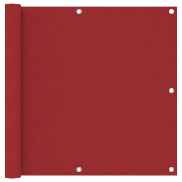 Tela de varanda 90x300 cm tecido Oxford vermelho