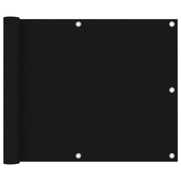 Tela de varanda 75x400 cm tecido oxford preto