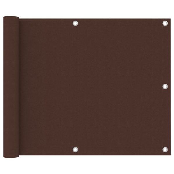 Tela de varanda 75x500 cm tecido Oxford castanho