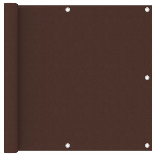 Tela de varanda 90x400 cm tecido Oxford castanho