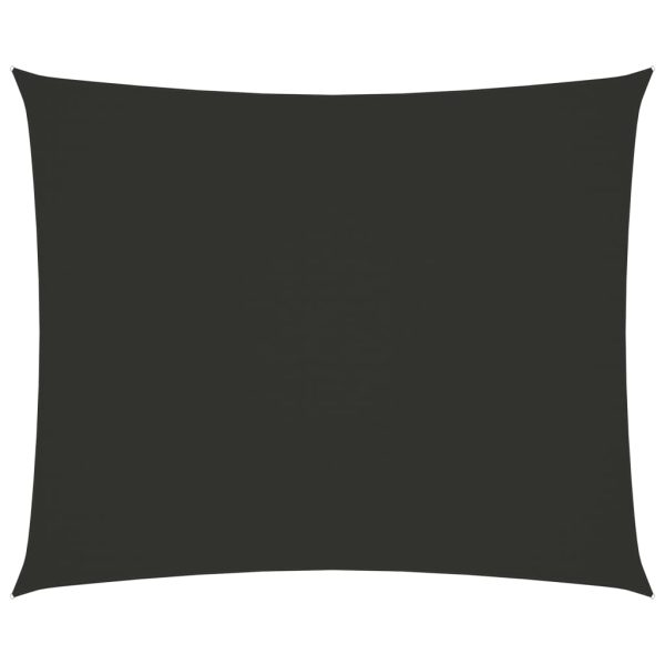 Para-sol vela tecido oxford retangular 3,5x4,5 m antracite