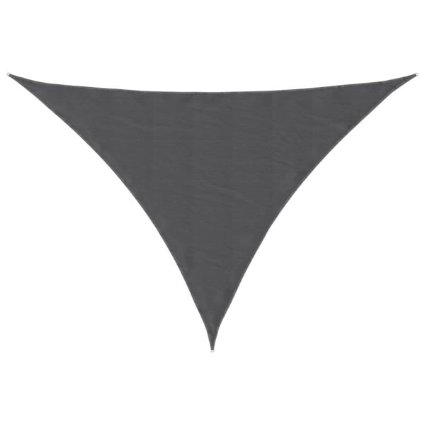 Toldo em tecido Oxford triangular 2,5x2,5x3,5 m antracite