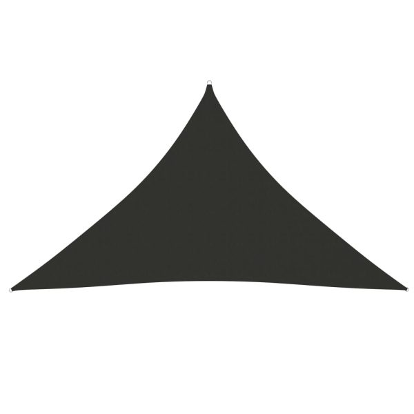Para-sol est. vela tecido oxford triang. 3,5x3,5x4,9m antracite