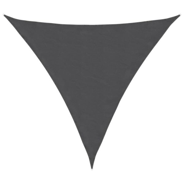 Para-sol est. vela tecido oxford triang. 4,5x4,5x4,5m antracite