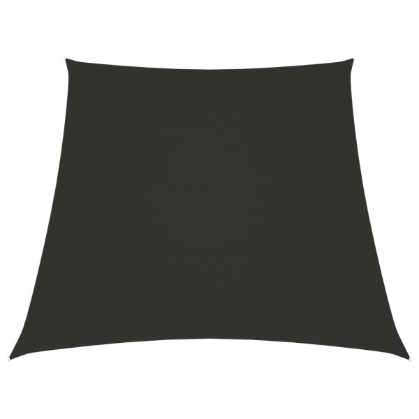 Para-sol estilo vela tecido oxford trapézio 4/5x4 m antracite