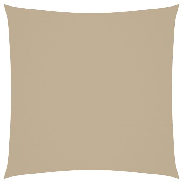 Para-sol estilo vela tecido oxford quadrado 6x6 m bege