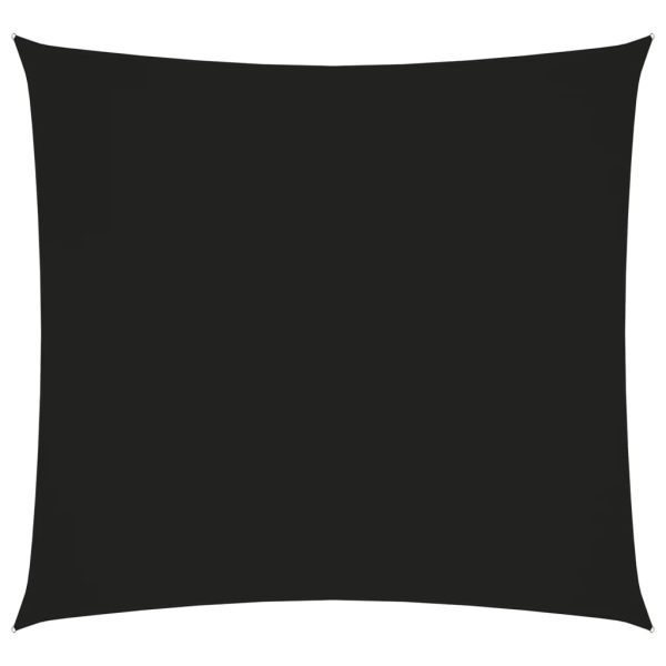 Para-sol estilo vela tecido oxford quadrangular 3,6x3,6 m preto