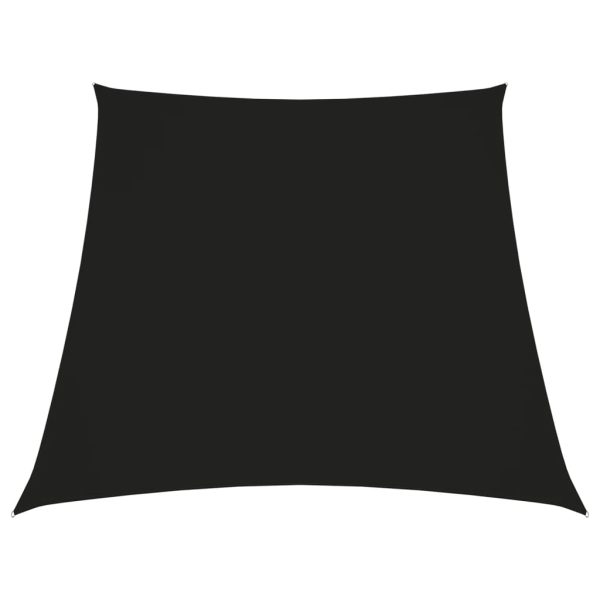 Para-sol estilo vela tecido oxford trapézio 2/4x3 m preto