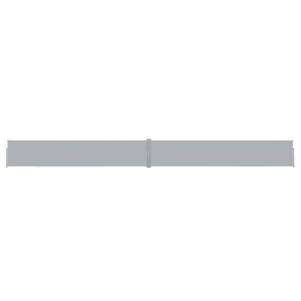 Toldo lateral retrátil para pátio 140x1200 cm antracite