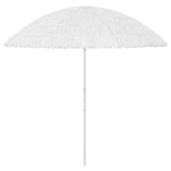 Guarda-sol de praia Hawaii 300 cm branco