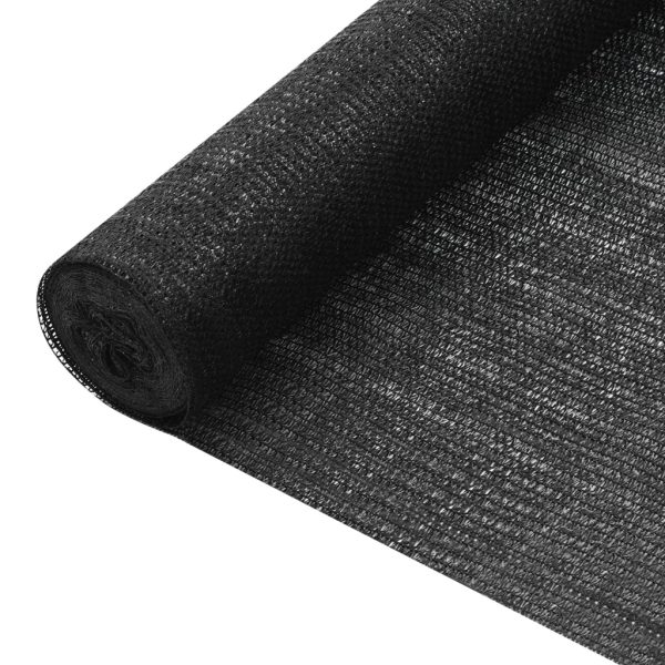 Rede de ocultação para privacidade PEAD 75 g/m² 3,6x25 m preto