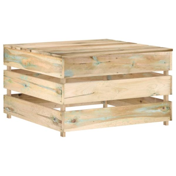 Mesa de paletes para jardim madeira de pinho impregnada